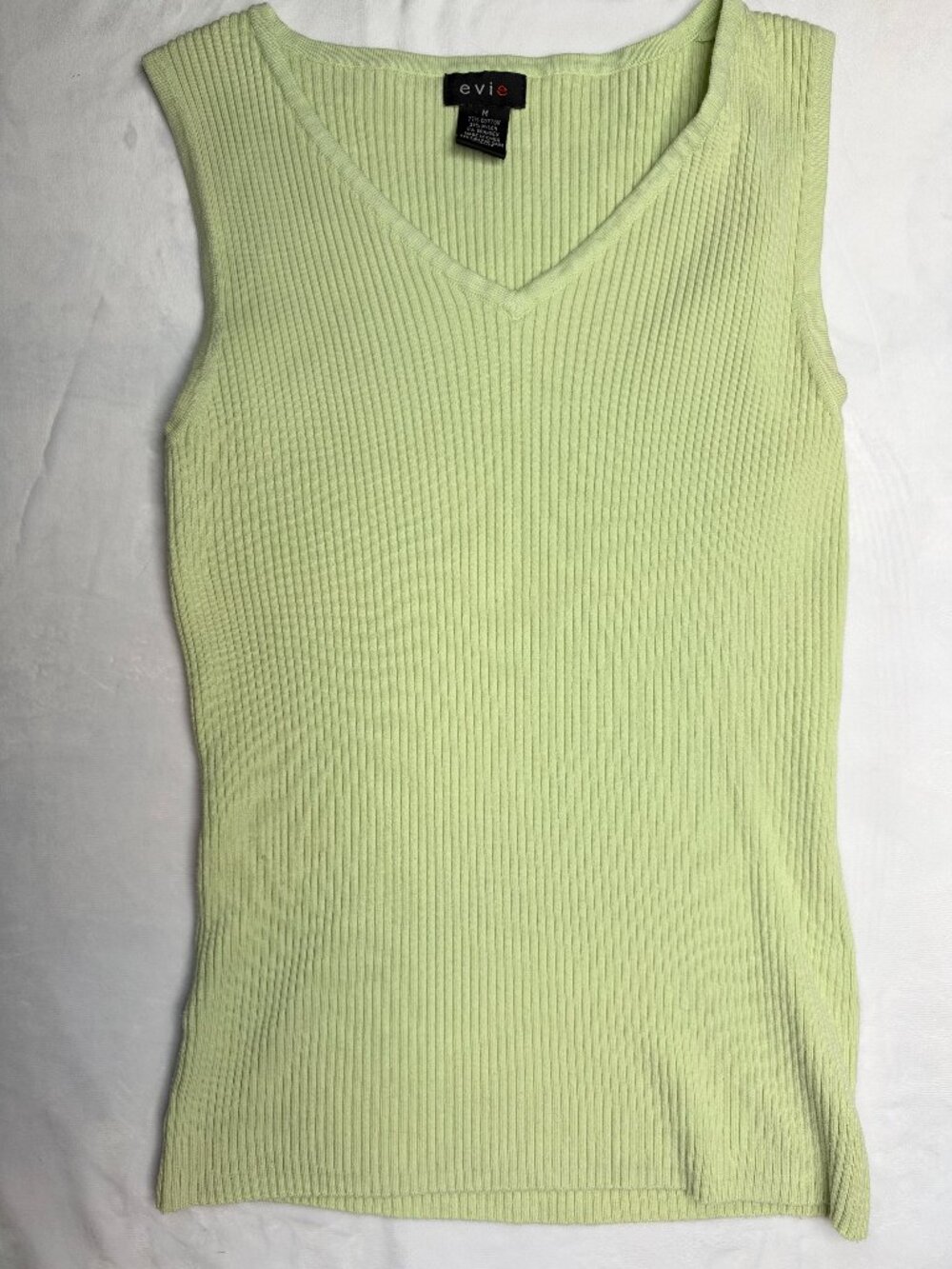 Evie Mint Green Ribbed Knit Sweater Vest PREPPY COTTAGECORE